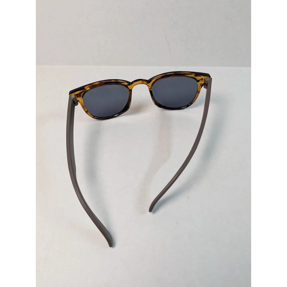 Kids Tortoise Shell Sunglasses Brown Black Round Classic Unisex Shades - Picture 4 of 4